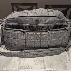 Gray Large Lug Airbus Weekender Bag
